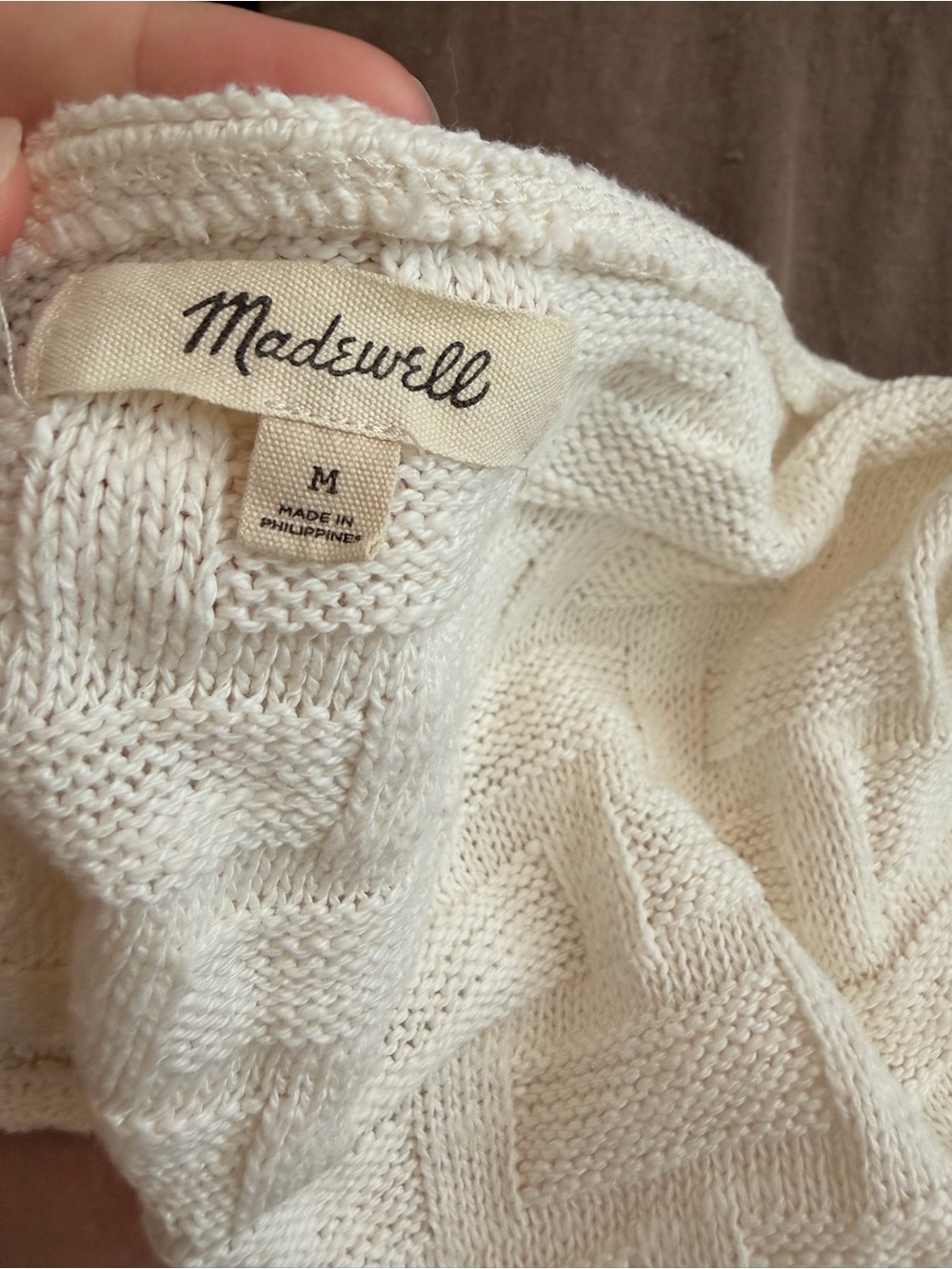 Madewell Knit Button-Front Tank - Picture 6 of 6